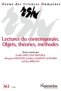 Revue des Sciences Humaines, n° 361/janvier-mars 2026: Lectures du contemporain. Objets, théories, méthodes