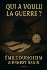 Qui a voulu la guerre ?: Émile Durkheim & Ernest Denis – Édition originale et intégrale, avec biographie d'Émile Durkheim | Analyse des origines de la ... à travers les documents diplomatiques