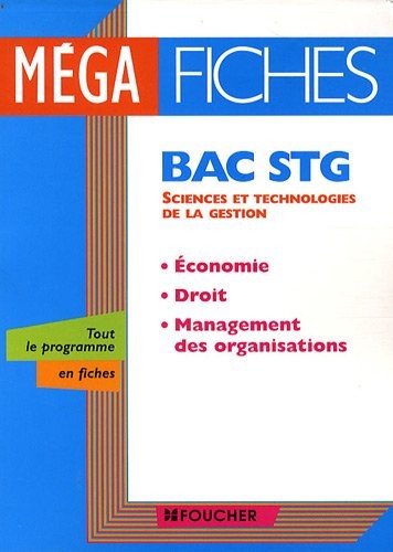 Economie, droit, management des organisations Bac STG