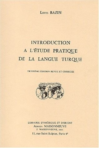 Introduction à l'étude pratique de la langue turque
