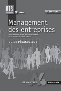 Les Nouveaux A4 Management des entreprises 2e année BTS Guide pédagogique