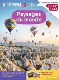 Je découvre et je lis CP et CE1 - Paysages du monde: Fin de CP et CE1