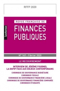 Revue Française de Finances Publiques N 149-Fevrier 2020