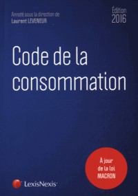 Code de la consommation 2016