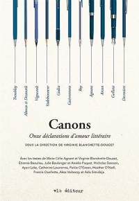 Canons. onze declarations d'amour litteraire