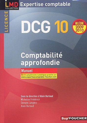 DCG 10 Comptabilité approfondie