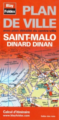 Plan de Saint-Malo, Dinard et de Dinan