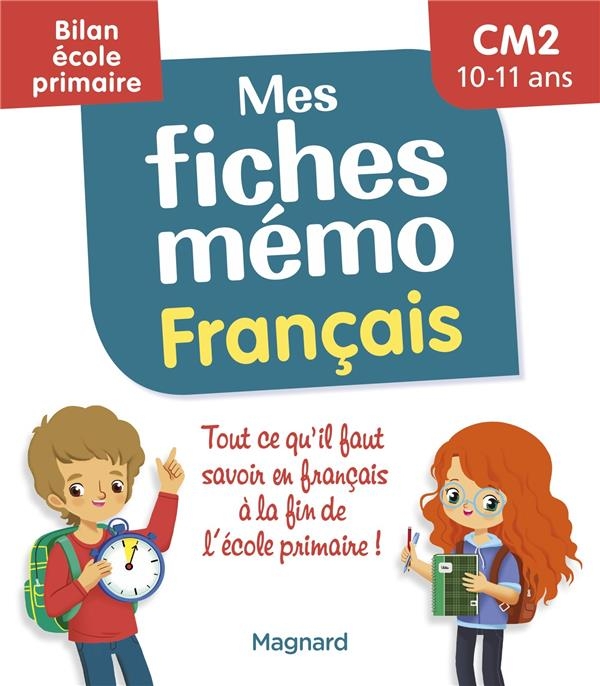 Mes Fiches Mémo Français Cm1 Cm2 Bilan école Primaire Pour Réviser