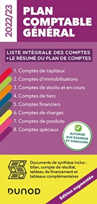 Plan comptable général 2022/23 - Edition augmentée: Liste intégrale des comptes + Documents de synthèse (2022-2023)