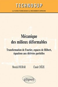Mécanique des Milieux Déformables Transformation de Fourier Espaces de Hilbert Équations aux Dérivées Partielles Niveau B