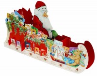 Calendrier de l'Avent : Traîneau du Père Noël