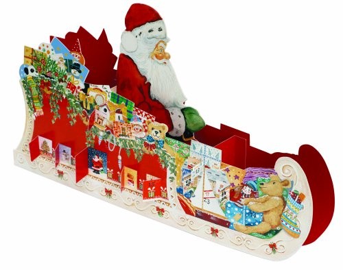 Calendrier de l'Avent : Traîneau du Père Noël