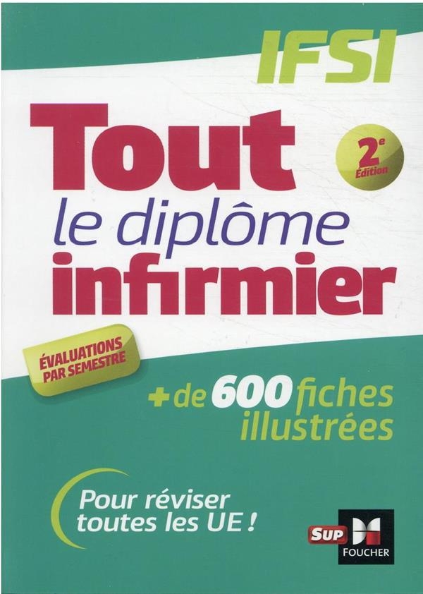Tout le Diplôme Infirmier en fiches mémos - DEI - UE 1.1 à 6.2 - IFSI - Entrainement révision 2e Ed