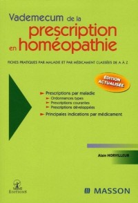 Vademecum de la prescription en homéopathie