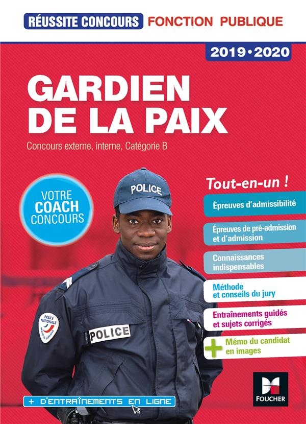Réussite Concours Gardien de la paix Cat. B 2019-2020 - Préparation complète