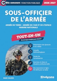 Sous-officier de l’armée –?Tout-en-un (Édition 2026-2027): Armée de terre – Armée de l'air et de l'espace – Marine nationale