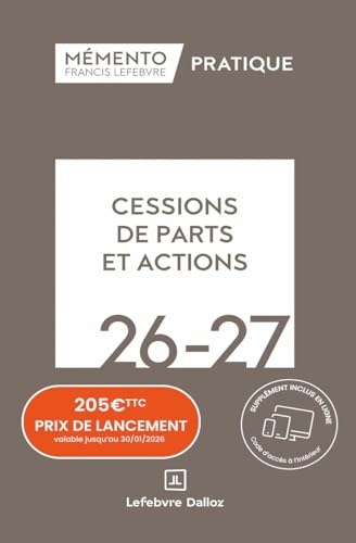 Mémento Cessions de parts et actions 2026-2027