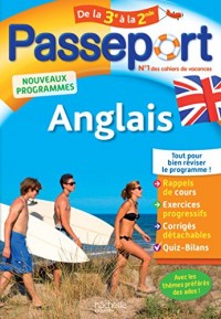 Passeport - Anglais de la 3e à la 2de - Cahier de vacances