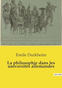 La philosophie dans les universités allemandes