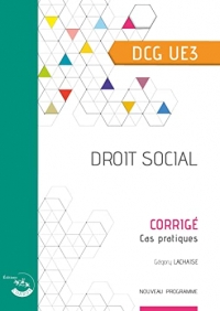 Droit social - Corrigé: UE 3 du DCG