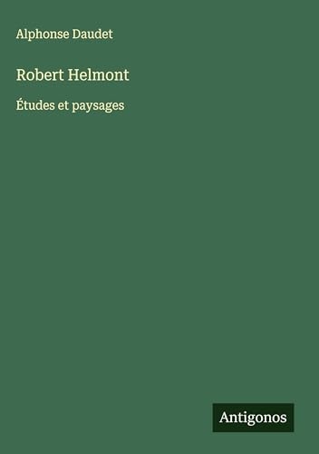 Robert Helmont: Études et paysages [9783388796963]