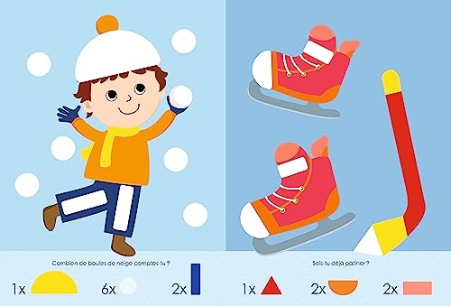 Mon livre de gommettes - L'hiver