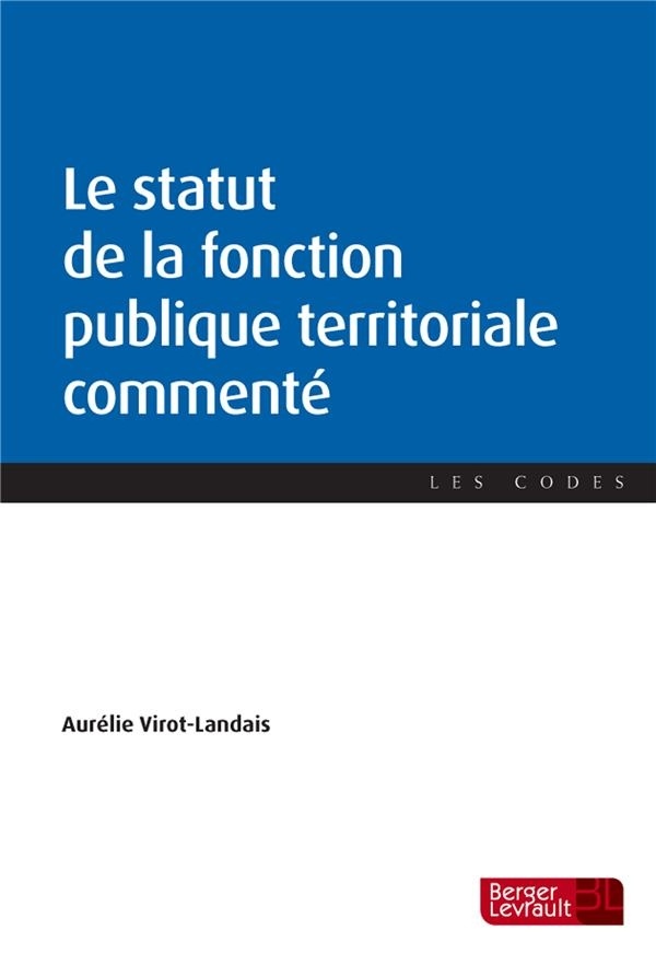 Le statut de la fonction publique territoriale commenteé