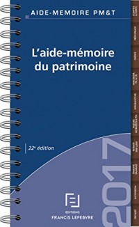 AIDE-MEMOIRE DU PATRIMOINE 2017