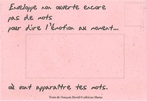 Enveloppe Poème Fraise par 4