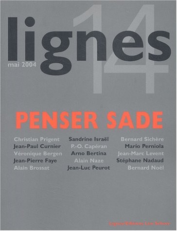 Lignes, numéro 14 : Penser Sade