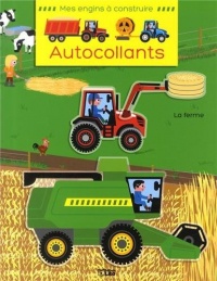 Mes engins a construire en autocollants : la ferme - Dès 3 ans