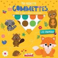 Mon P'tit Hemma - Ma pochette + de 120 gommettes - Les animaux