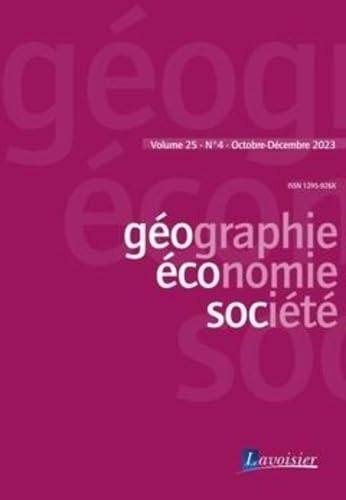 Géographie, économie, société Volume 25 N° 4_ Octobre-Décembre 2023