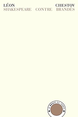 Shakespeare et son critique Brandès