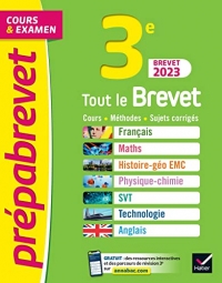 Prépabrevet Le tout-en-un 3e Brevet 2023: pour réussir sa 3e et son brevet