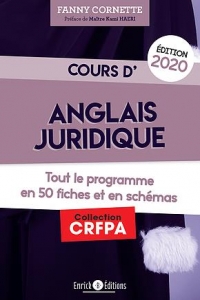 Cours d'anglais juridique : Tout le programme en fiches et en schémas