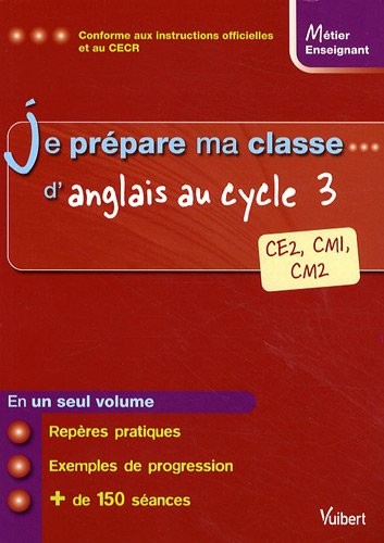 Je prépare ma classe d'anglais. au cycle 3