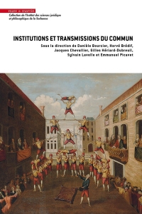 INSTITUTIONS ET TRANSMISSIONS DU COMMUN