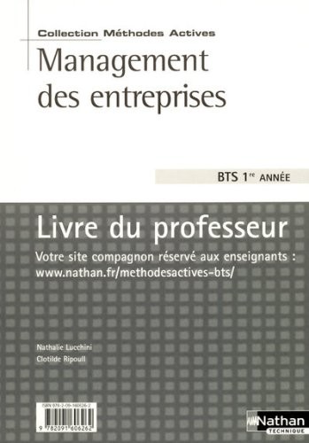 Management des entreprises - Livre du professeur