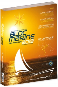 Bloc Marine 2019 - Manche Atlantique, Guide nautique du plaisancier, cartographie marine et plans des ports