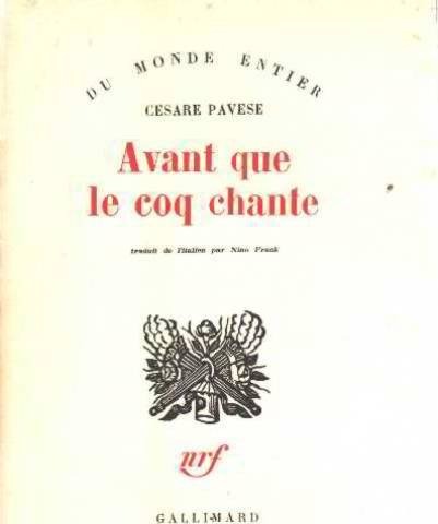 Avant que le coq chante