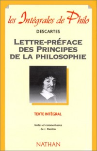 Lettre-préface desPrincipes de la philosophie