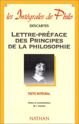Lettre-préface desPrincipes de la philosophie