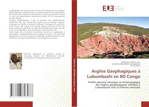 Argiles Géophagiques à Lubumbashi en RD Congo: Profils physico-chimique et minéralogique des argiles géophagiques utilisées à Lubumbashi chez la femme enceinte