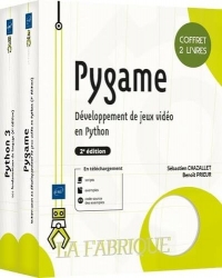 Pygame - Coffret de 2 livres : Développement de jeux vidéo en Python (2e édition)