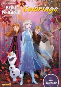 Disney La Reine des Neiges 2 - Coloriage avec stickers