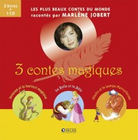 3 contes magiques : Coffret en 3 volumes : Jacques et le haricot magique ; La Belle et la Bête ; Aladin et la lampe merveilleuse (1CD audio)