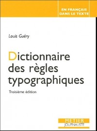 Dictionnaire des règles typographiques