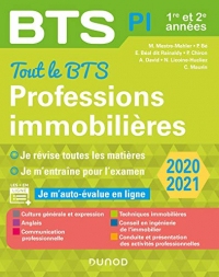 Tout le BTS Professions immobilières - 2020-2021 : 1re et 2e années