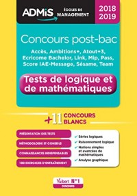 Concours post-bac - Tests de logique et de mathématiques - Écoles de management - Concours 2018-2019